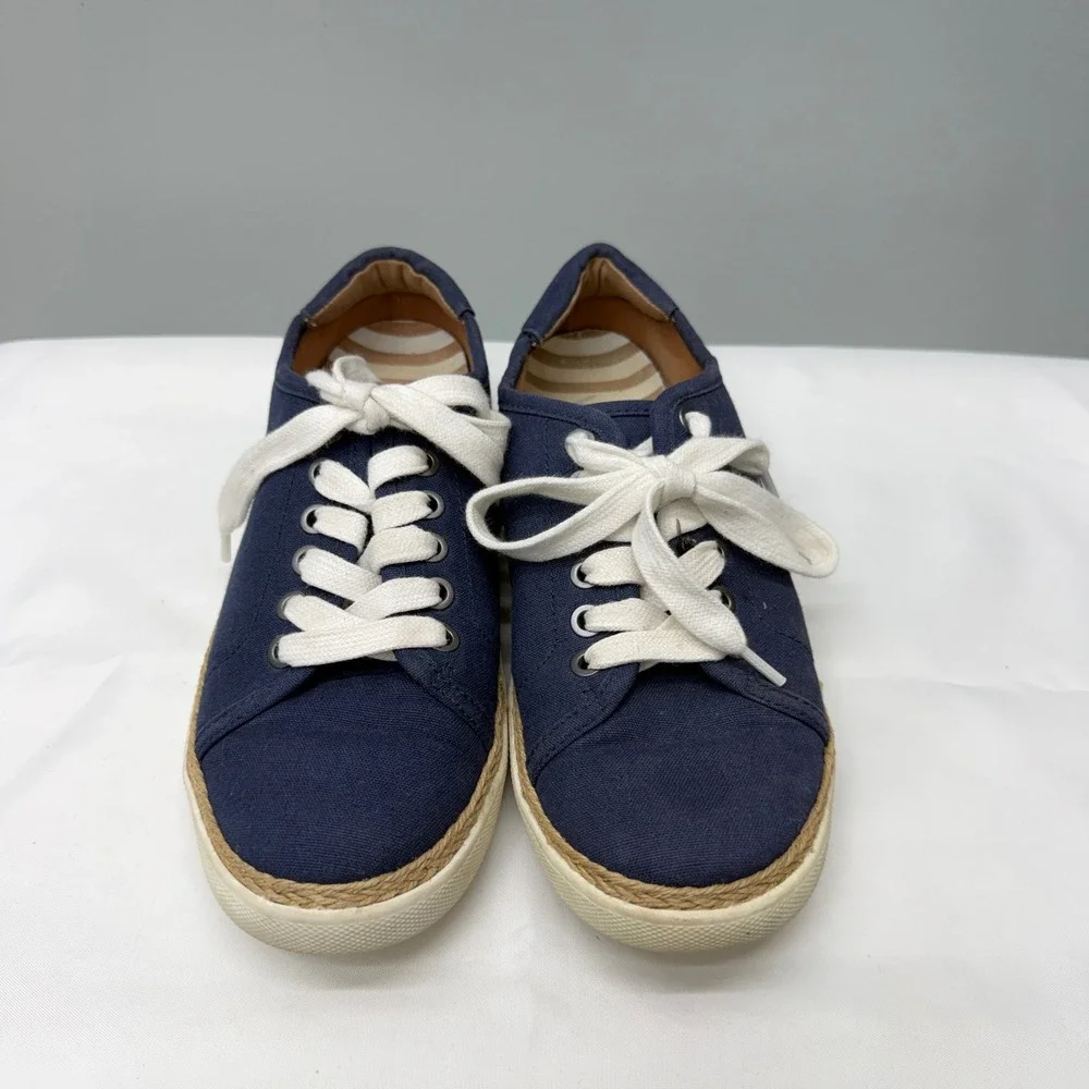 Vionic Hattie VS223 lace up shoes women's 6‎ canvas nautical